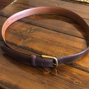 Men’s brown leather belt